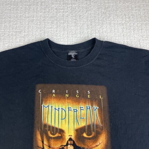 VTG 2007 Criss Angel Mindfreak Promo T-Shirt Magician Magic Trick TV Show READ - Picture 2 of 16